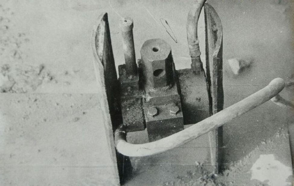 Рис.1. Лопасной прессиометр гидравлический ЛПГ-42 конструкции Л.С. Амаряна после первых опытов