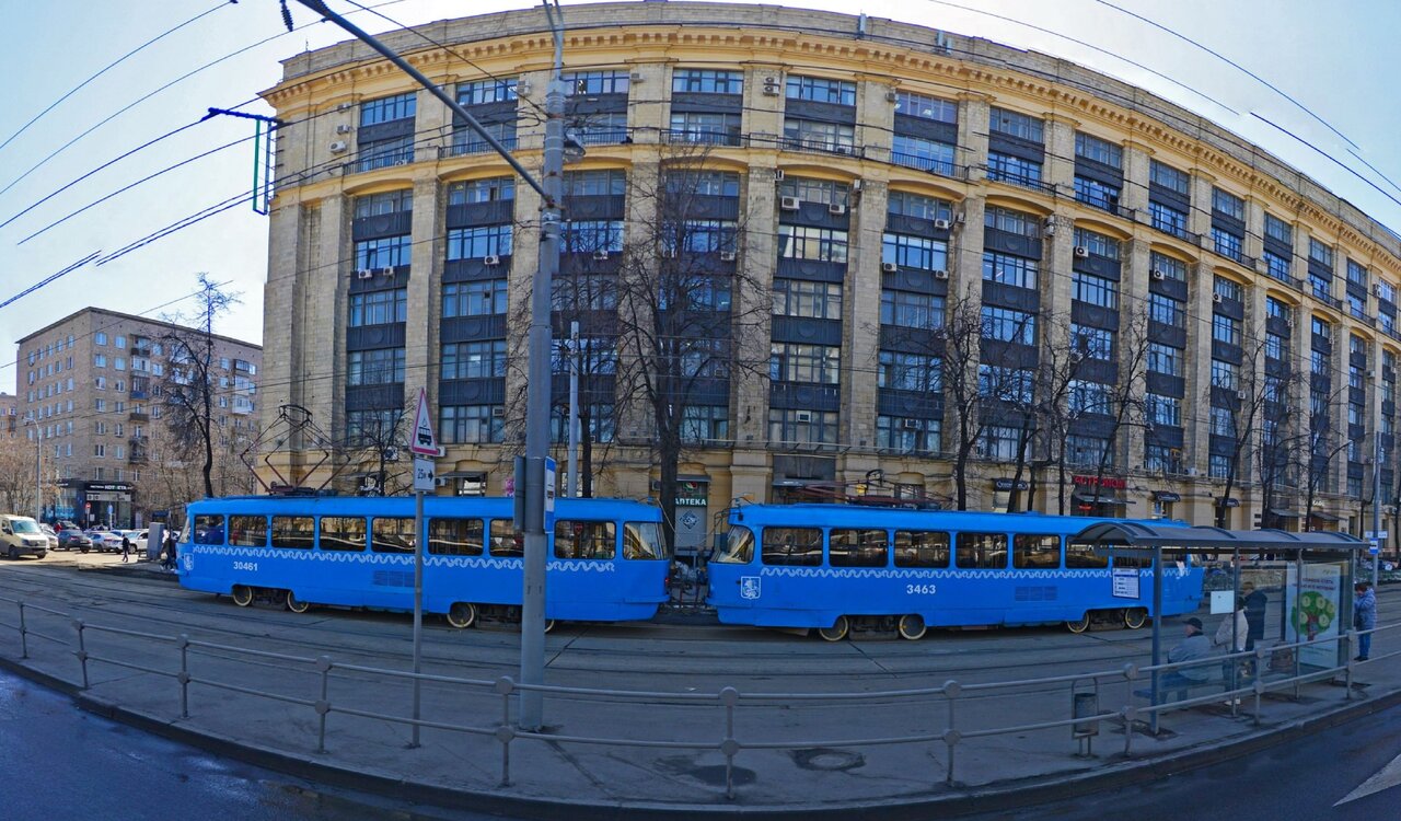 Рис.&nbsp;2. Панорамный снимок здания института &#171;Фундаментпроект&#187; в Москве&nbsp;[56]