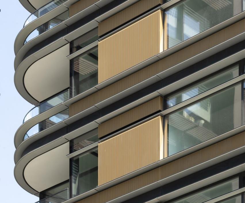 Рис. 3. Квартиры небоскреба &#171;Принсипал Тауэр&#187; имеют панорамное остекление и просторные изогнутые балконы [4]